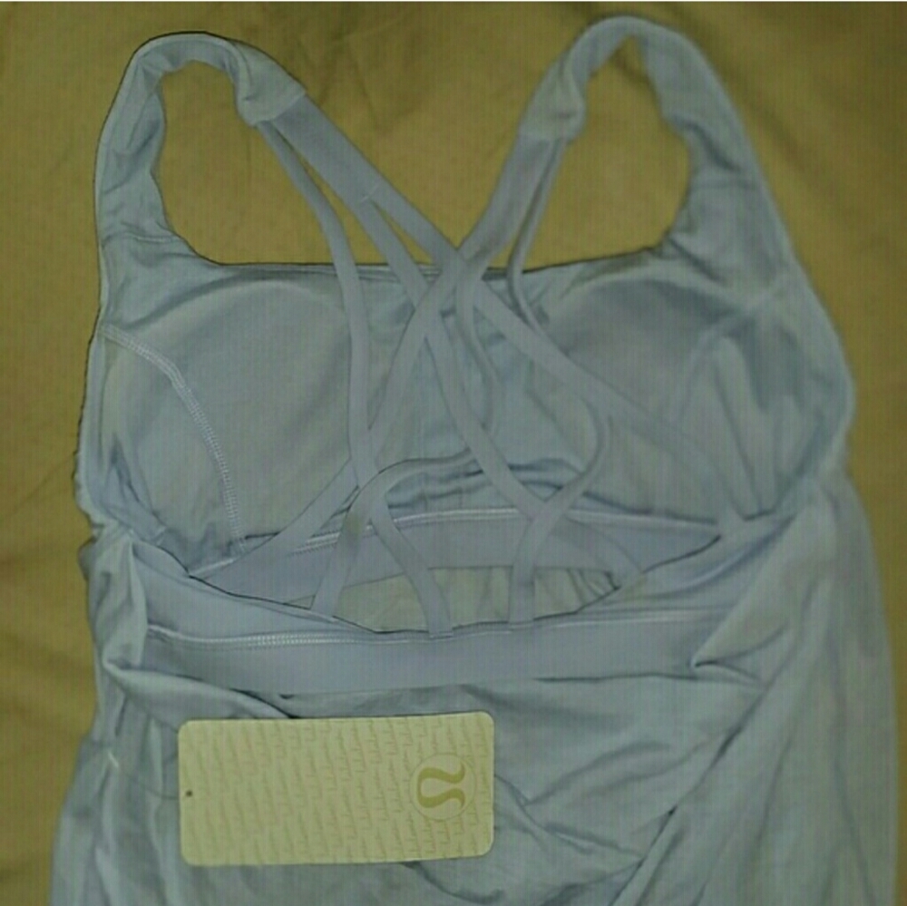 New lululemon free to be serene bra tank top 4 blu - Picture 5 of 6